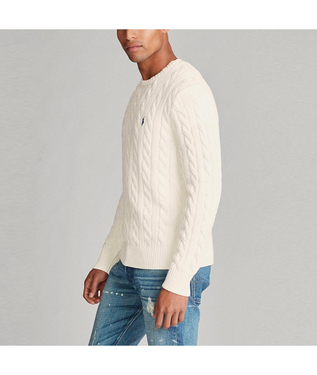 POLO RALPH LAUREN Бежевый джемпер / свитер, фото 2