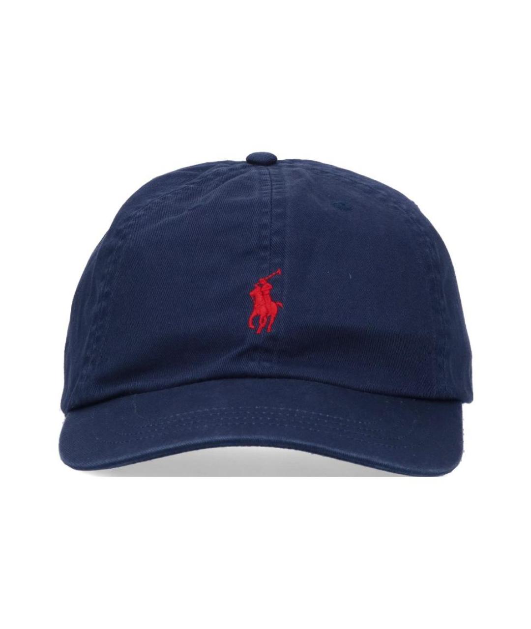 POLO RALPH LAUREN Синяя хлопковая кепка/бейсболка, фото 1