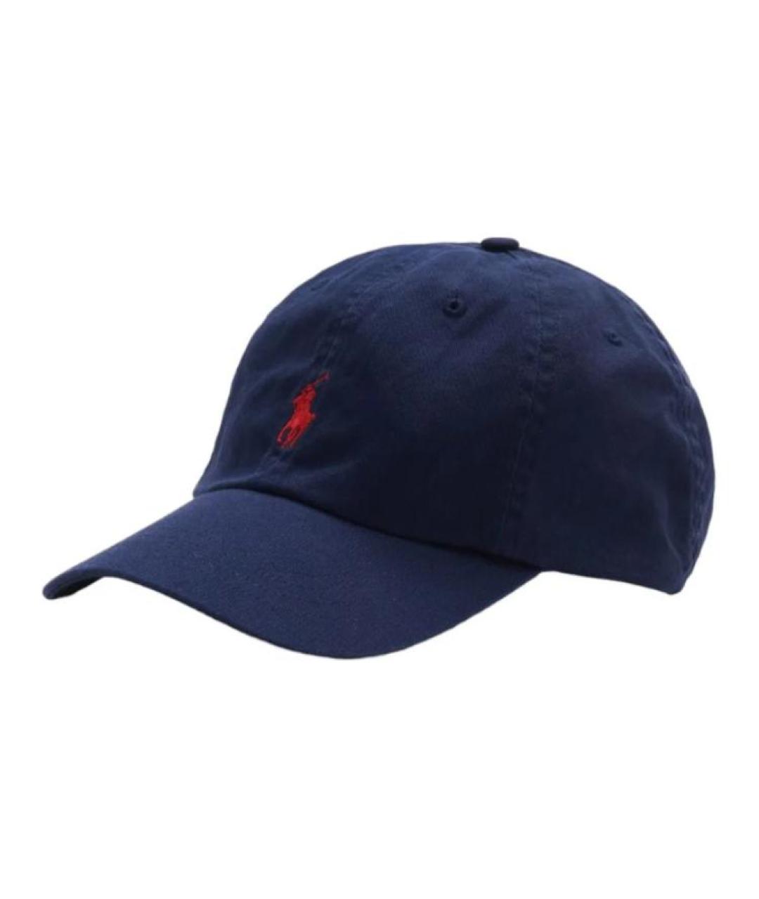 POLO RALPH LAUREN Синяя хлопковая кепка/бейсболка, фото 3