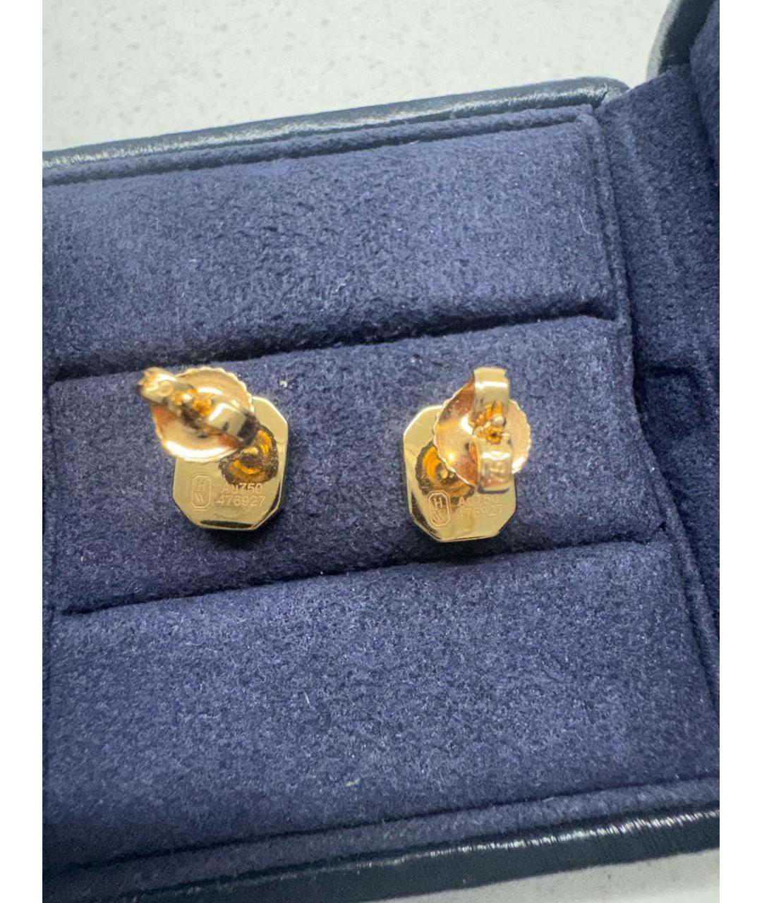 Harry Winston Золотые серьги из желтого золота, фото 4