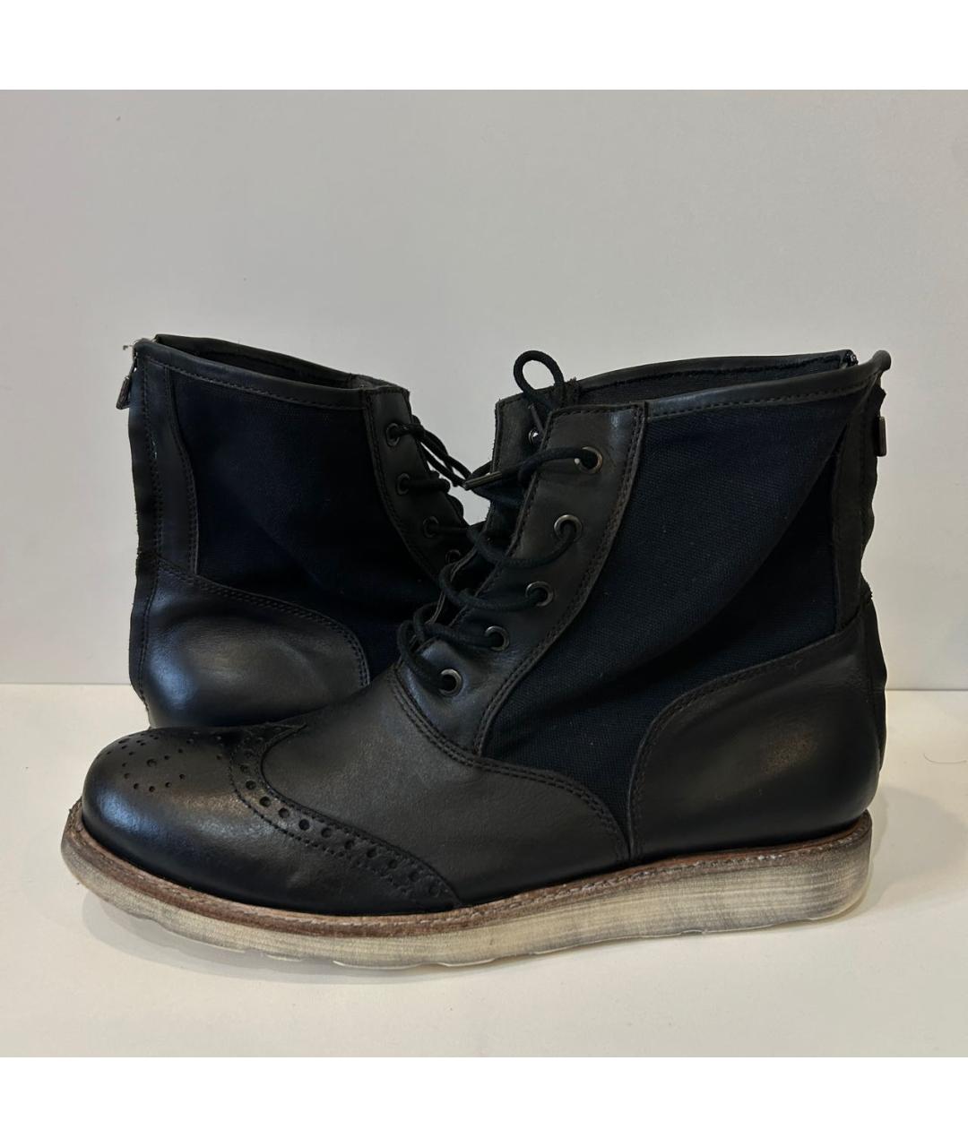 BELSTAFF Черные ботинки, фото 2