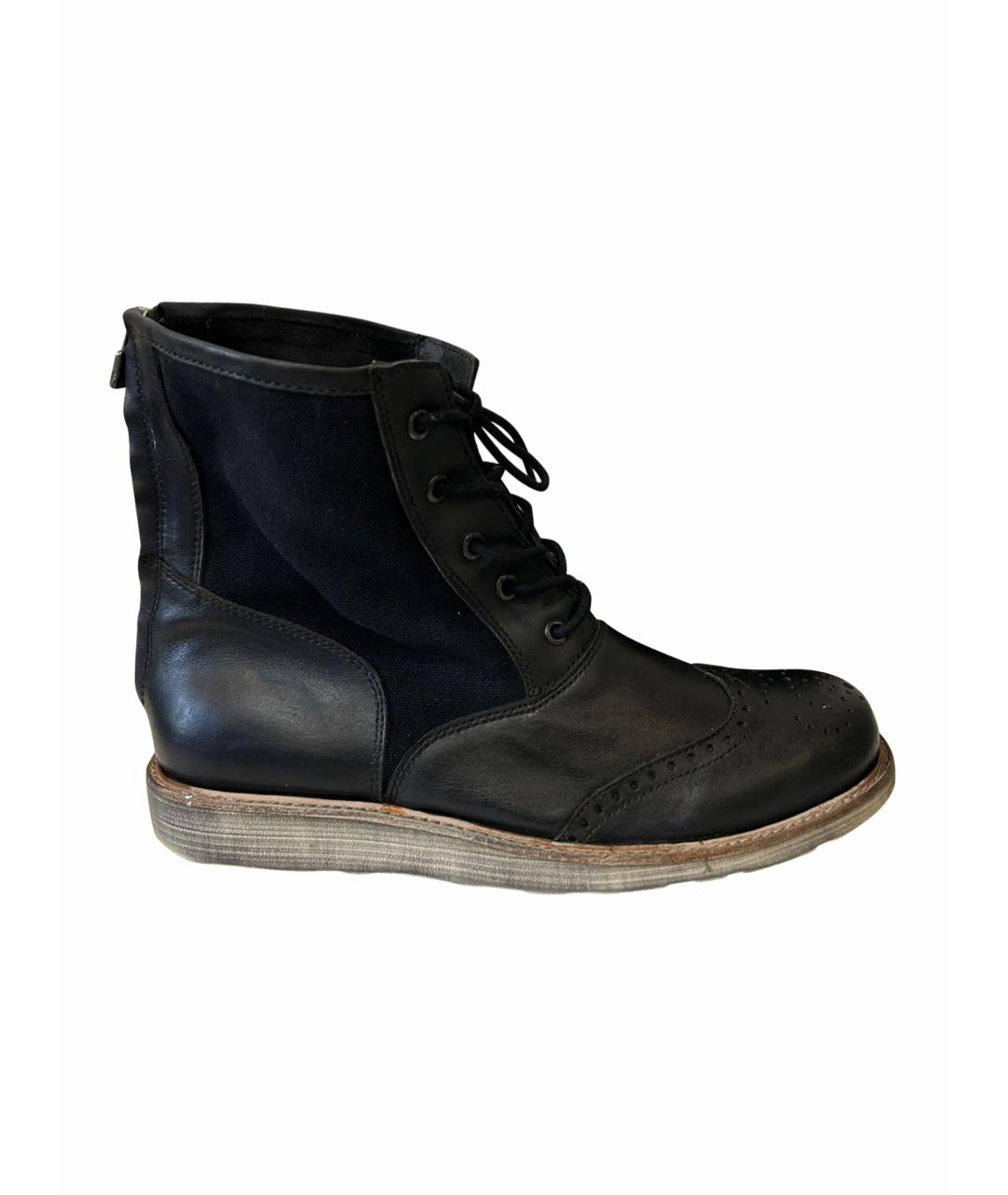 BELSTAFF Черные ботинки, фото 1