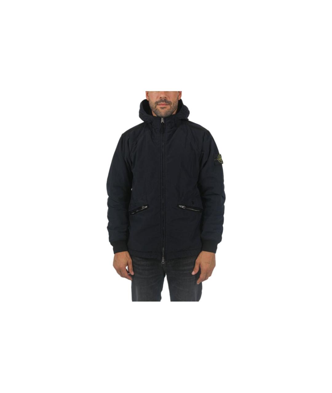 STONE ISLAND Темно-синяя куртка, фото 6
