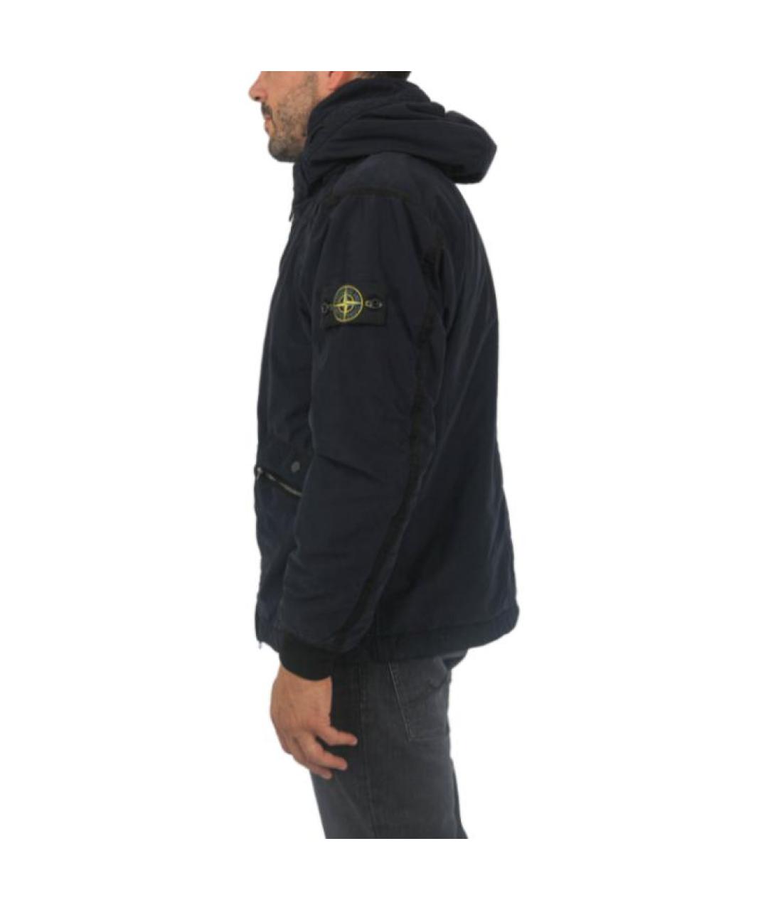 STONE ISLAND Темно-синяя куртка, фото 4