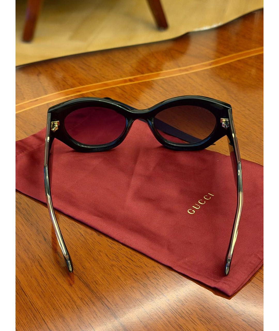 GUCCI Черные солнцезащитные очки, фото 4