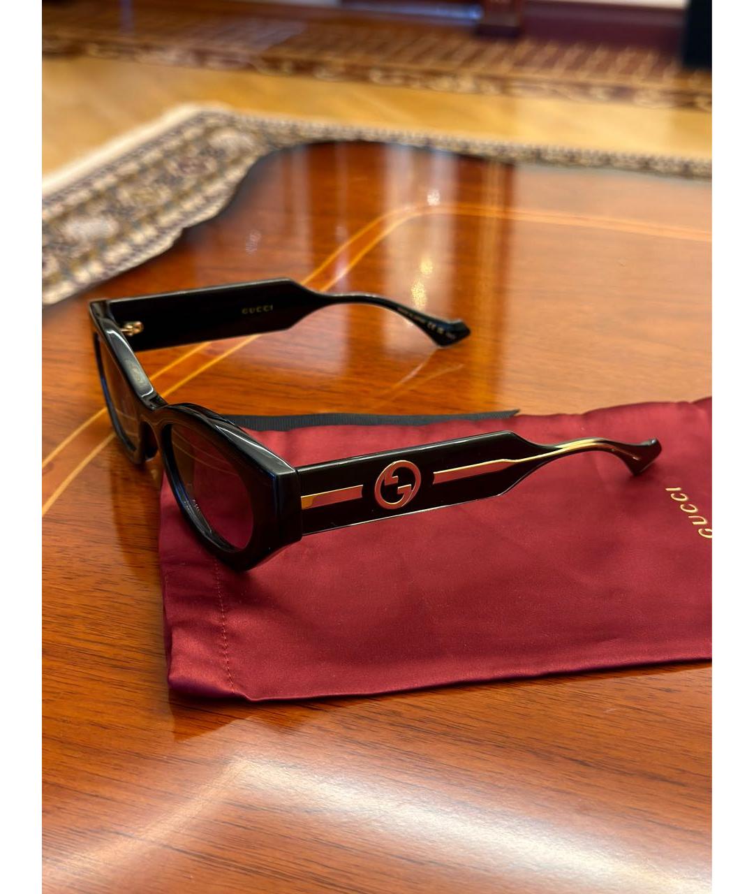 GUCCI Черные солнцезащитные очки, фото 3