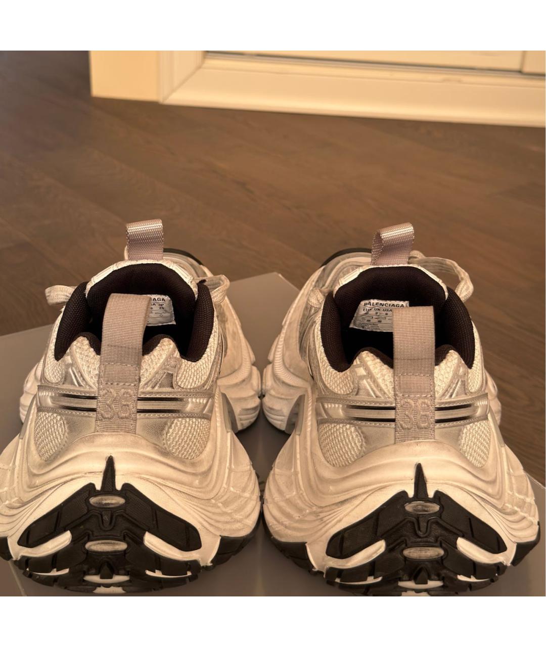 BALENCIAGA Серые резиновые кроссовки, фото 4