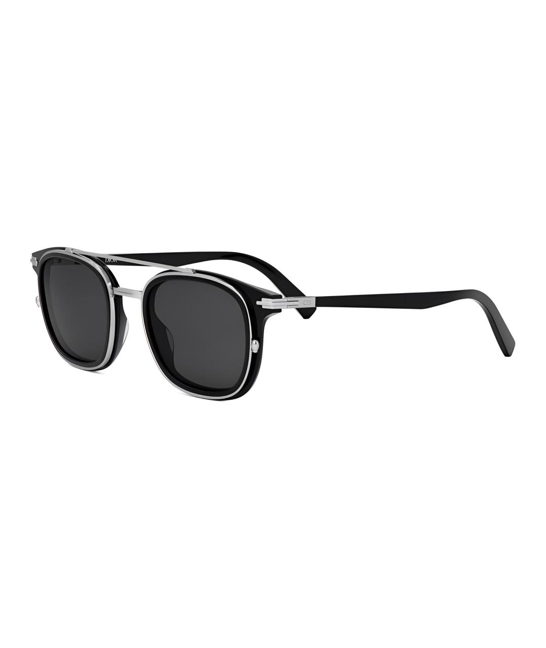 CHRISTIAN DIOR Черные пластиковые солнцезащитные очки, фото 1