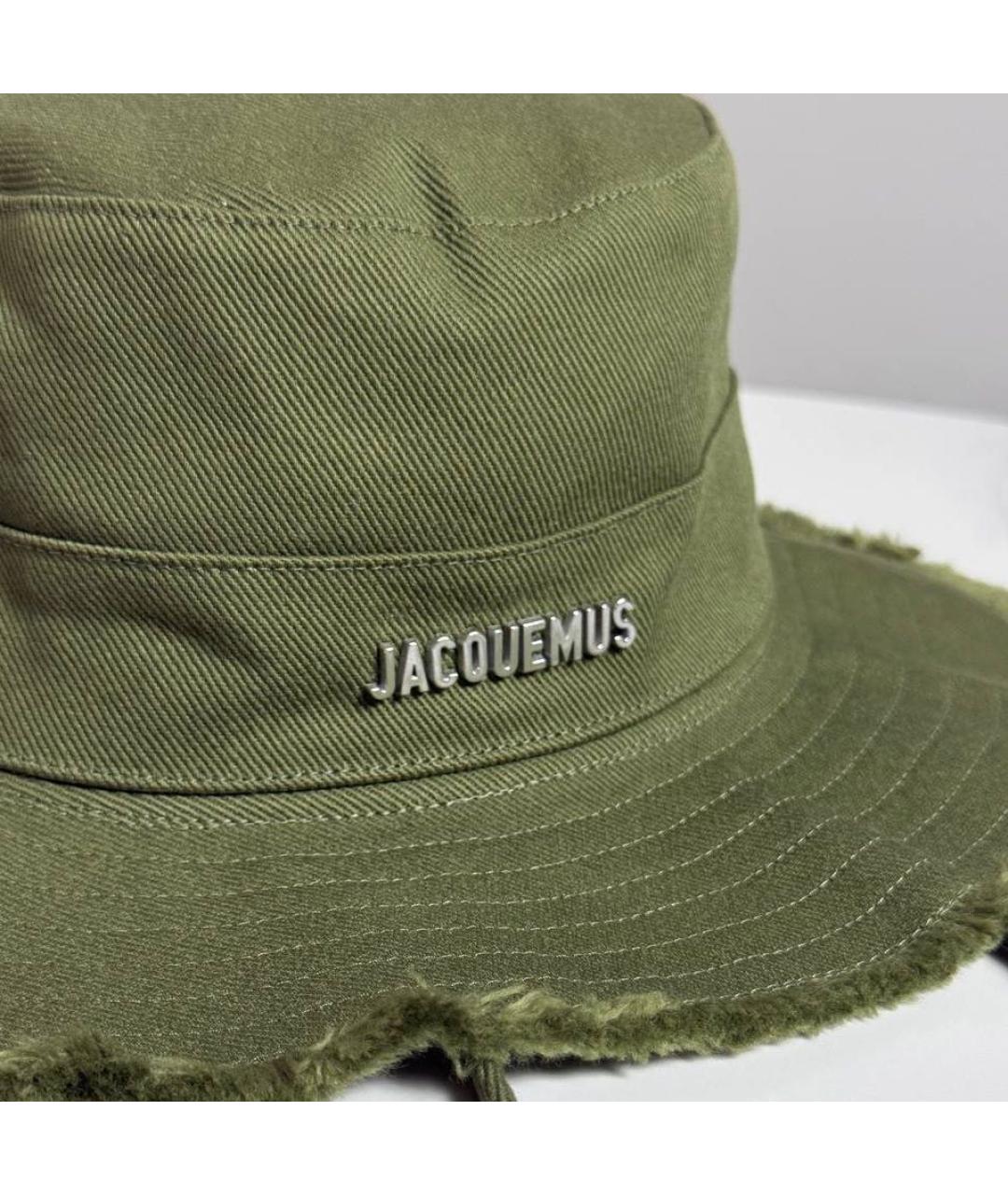JACQUEMUS Хаки повязка на голову, фото 2
