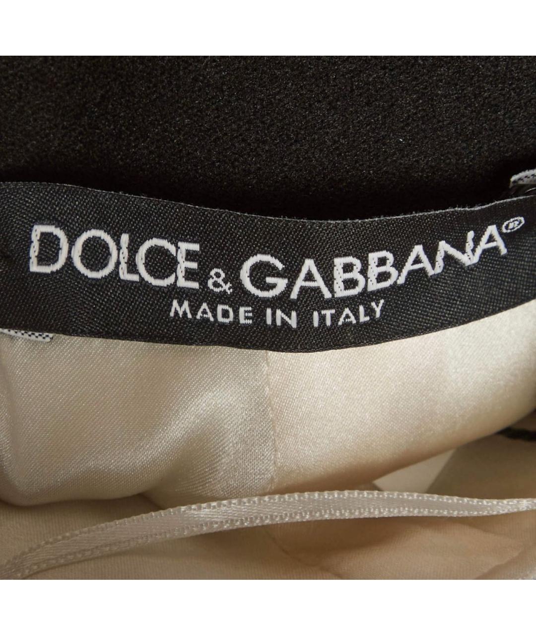 DOLCE&GABBANA Мульти шелковая юбка миди, фото 3