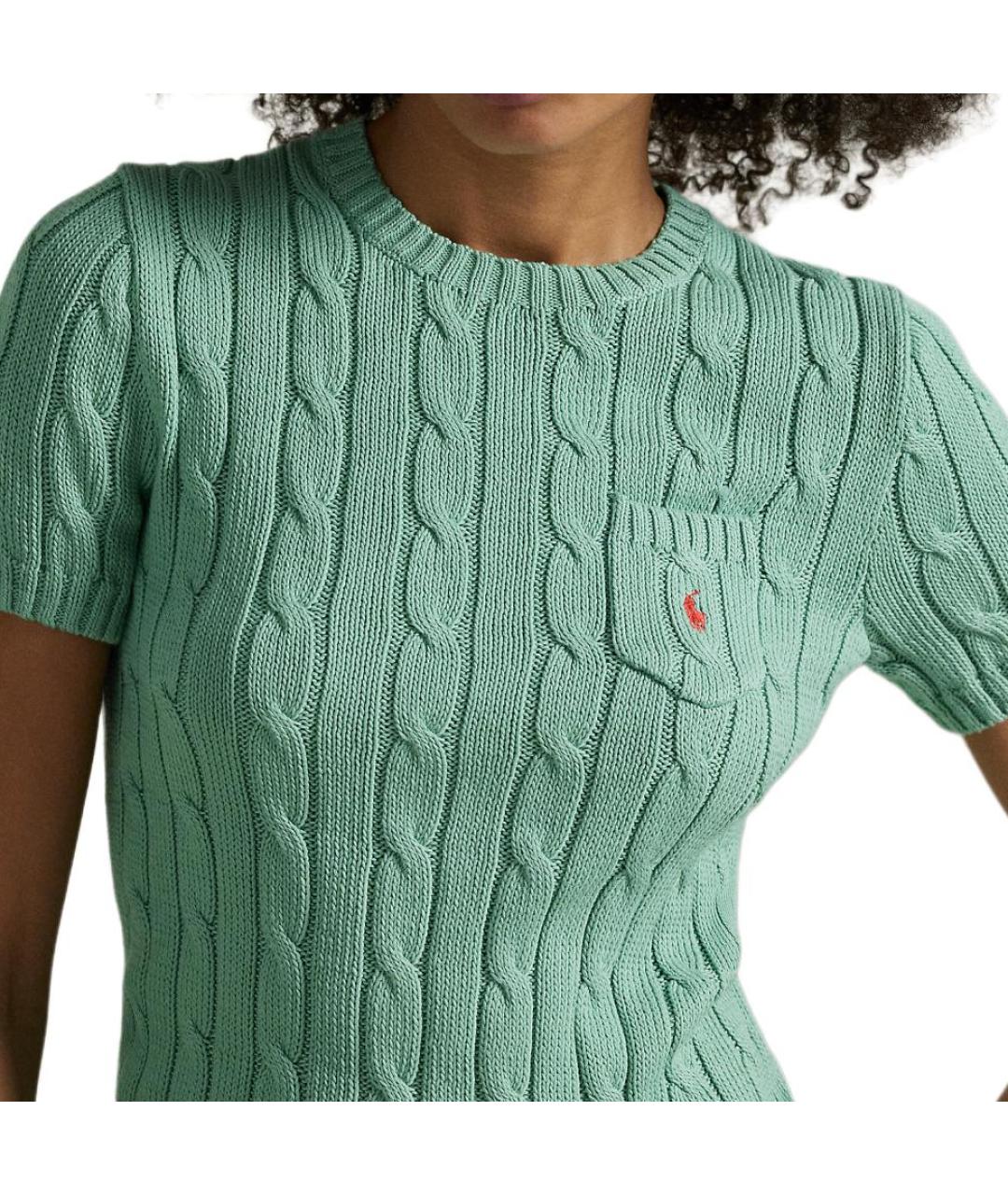 POLO RALPH LAUREN Зеленый джемпер / свитер, фото 5