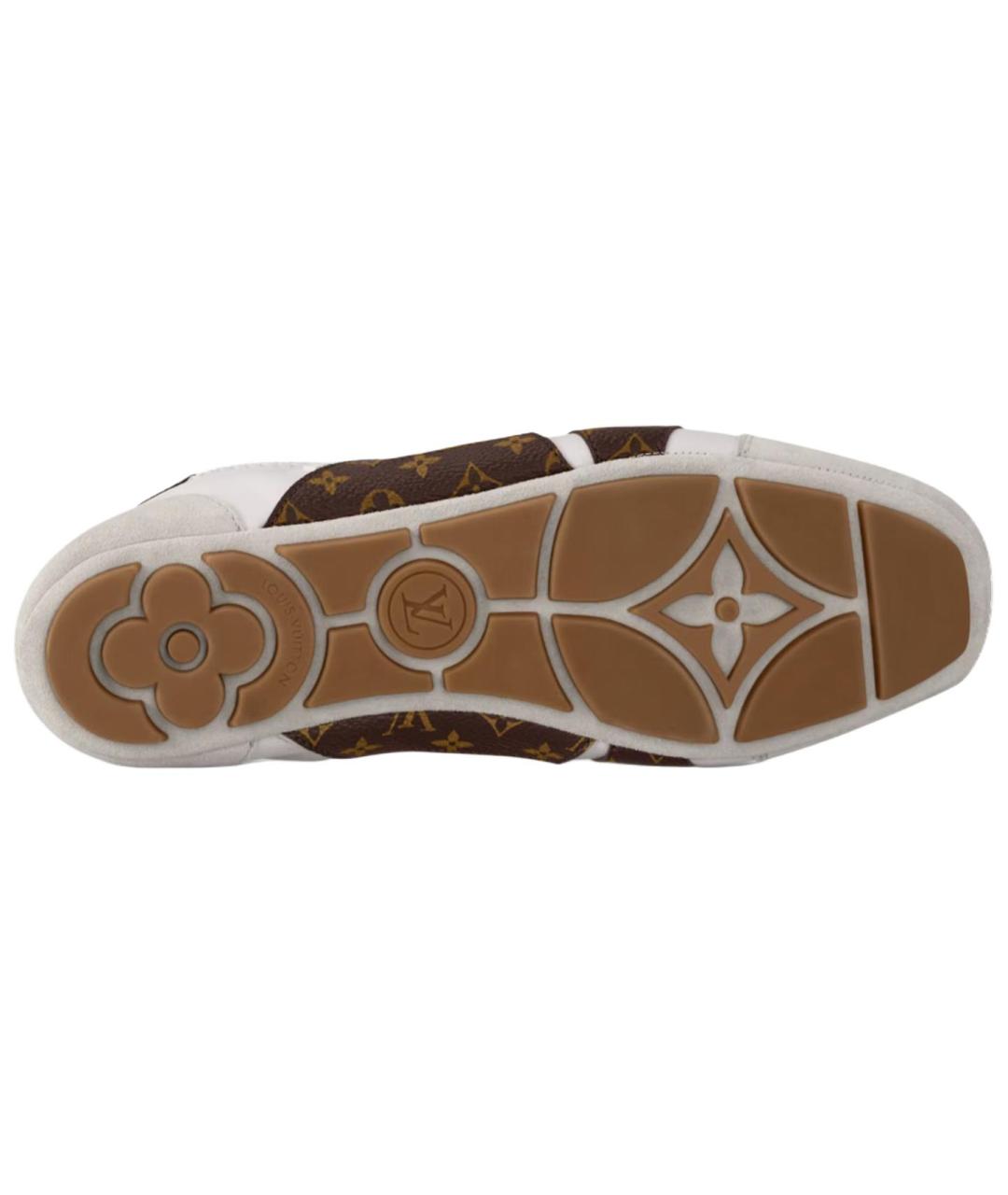 LOUIS VUITTON Белые кожаные кеды, фото 5
