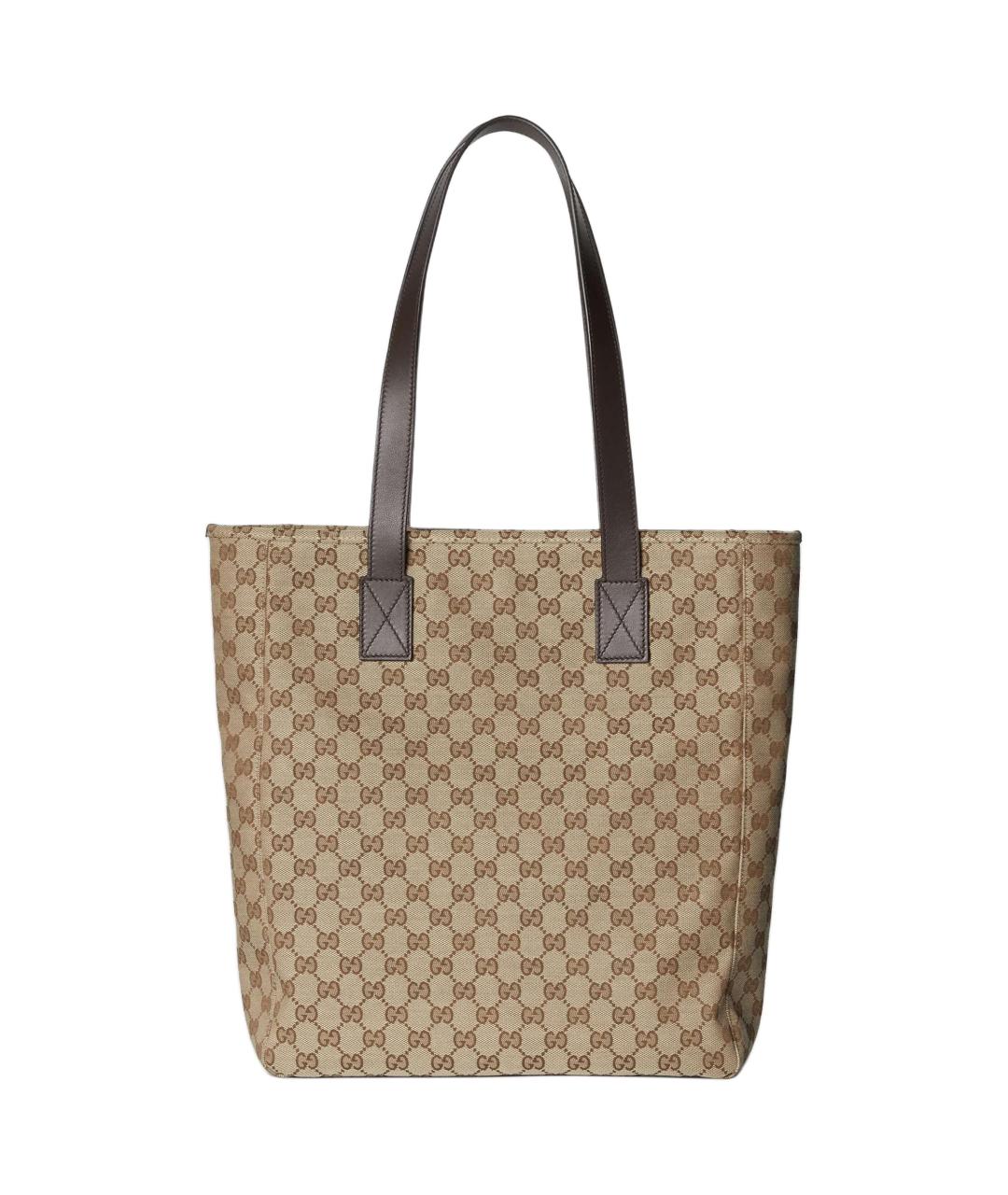 GUCCI Коричневая канва сумка на плечо, фото 4
