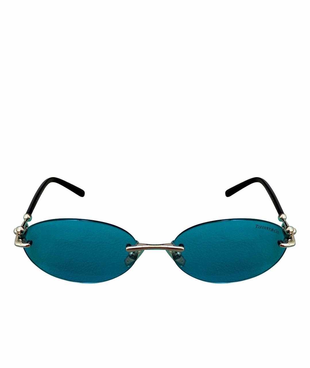 TIFFANY&CO Бирюзовые солнцезащитные очки, фото 1