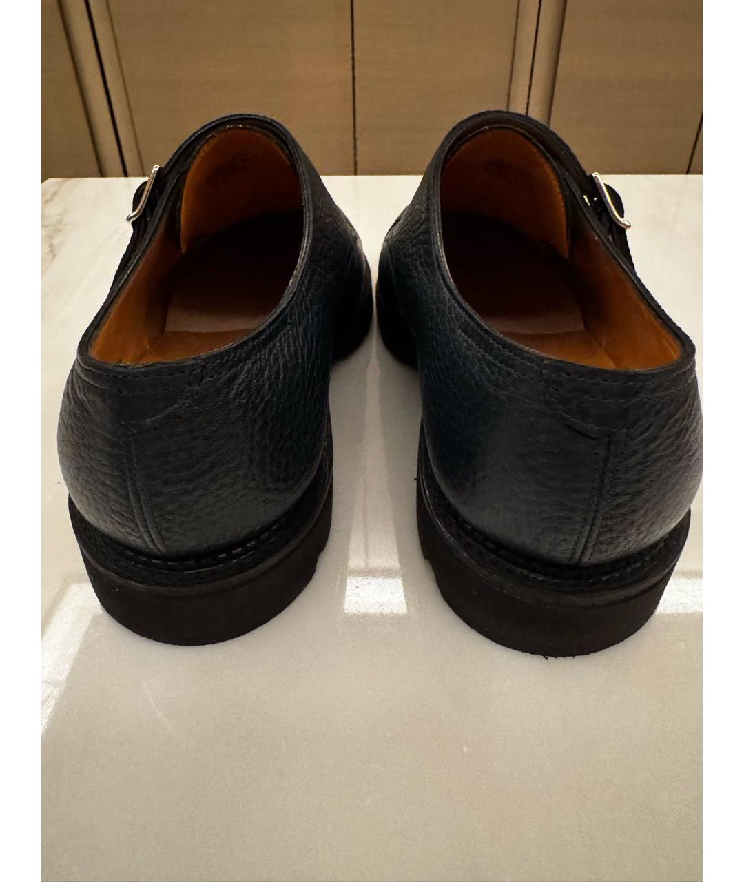 JOHN LOBB Темно-синие кожаные туфли, фото 4