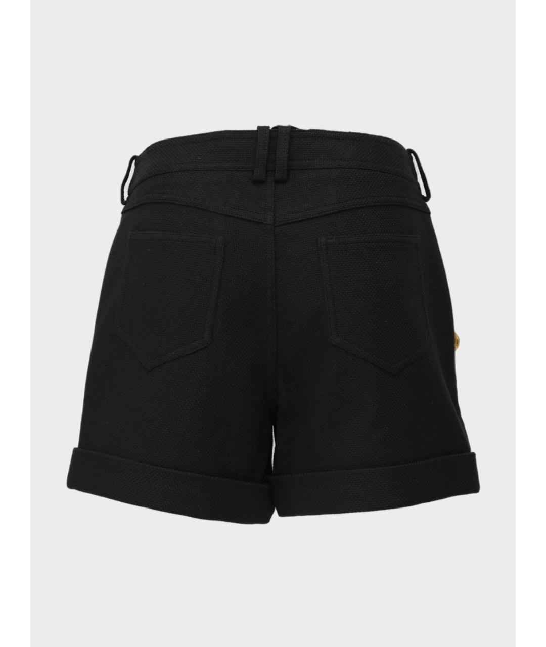 BALMAIN Черные шорты, фото 2