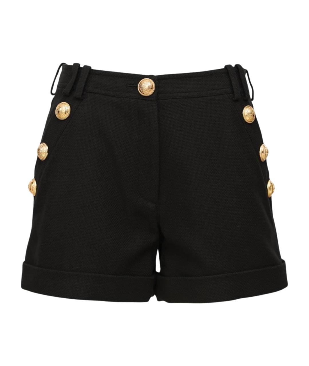 BALMAIN Черные шорты, фото 1