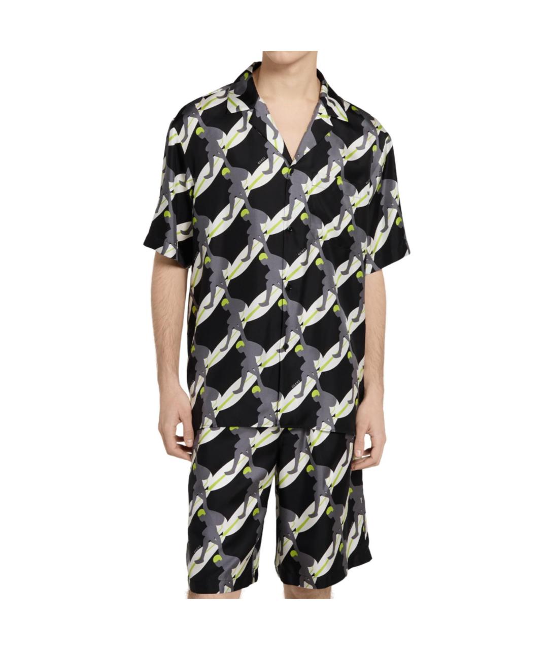 GUCCI Черная классическая рубашка, фото 2