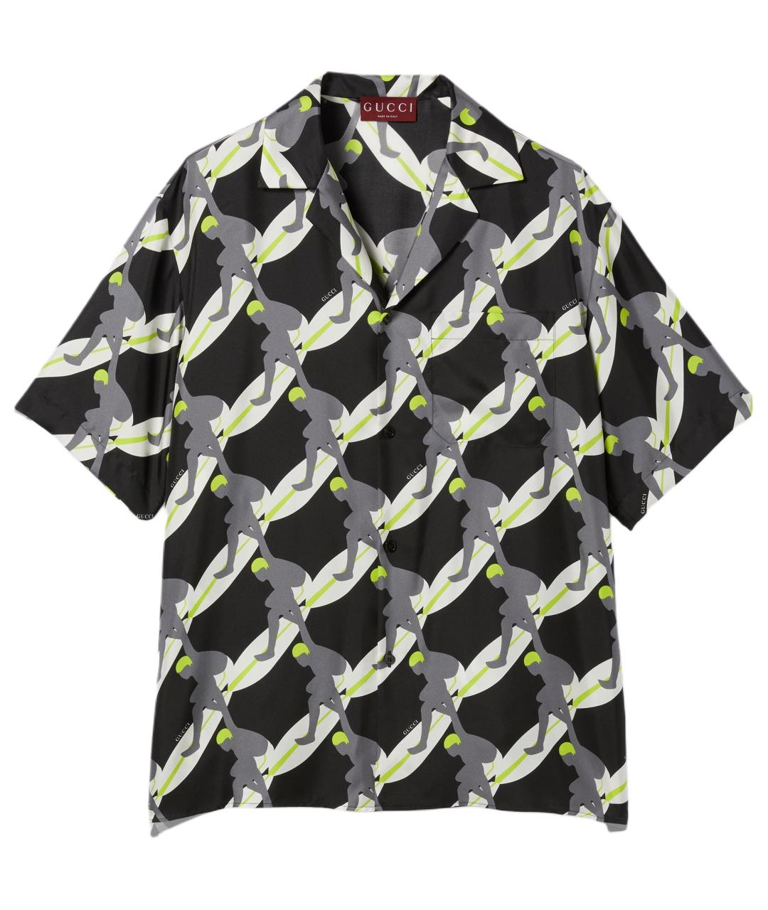 GUCCI Черная классическая рубашка, фото 1