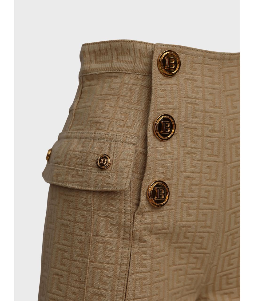 BALMAIN Коричневые шорты, фото 4