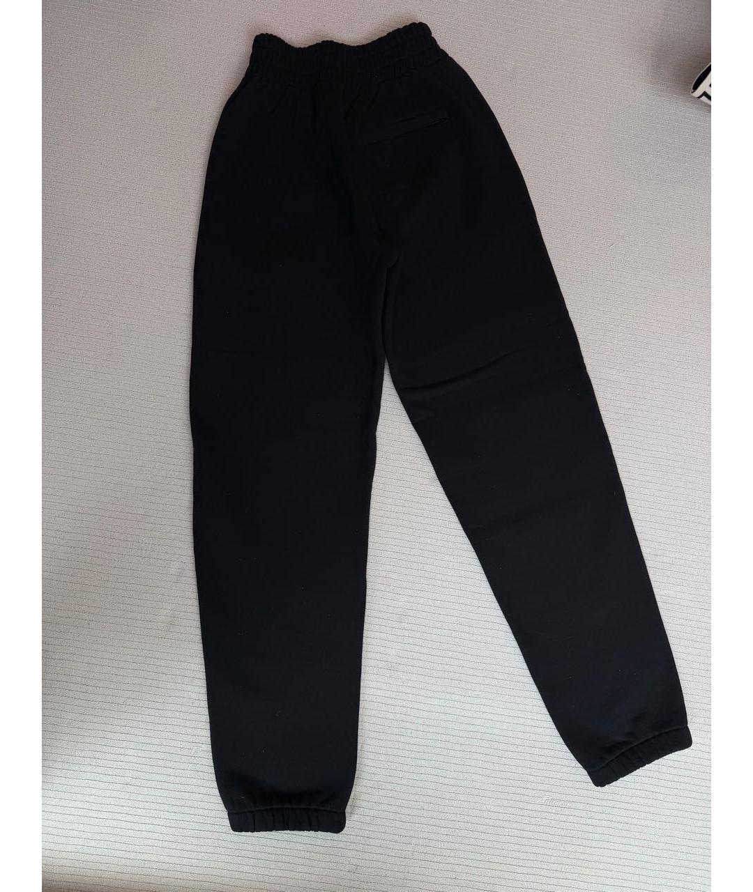 ALEXANDER WANG Черные хлопковые спортивные брюки и шорты, фото 4