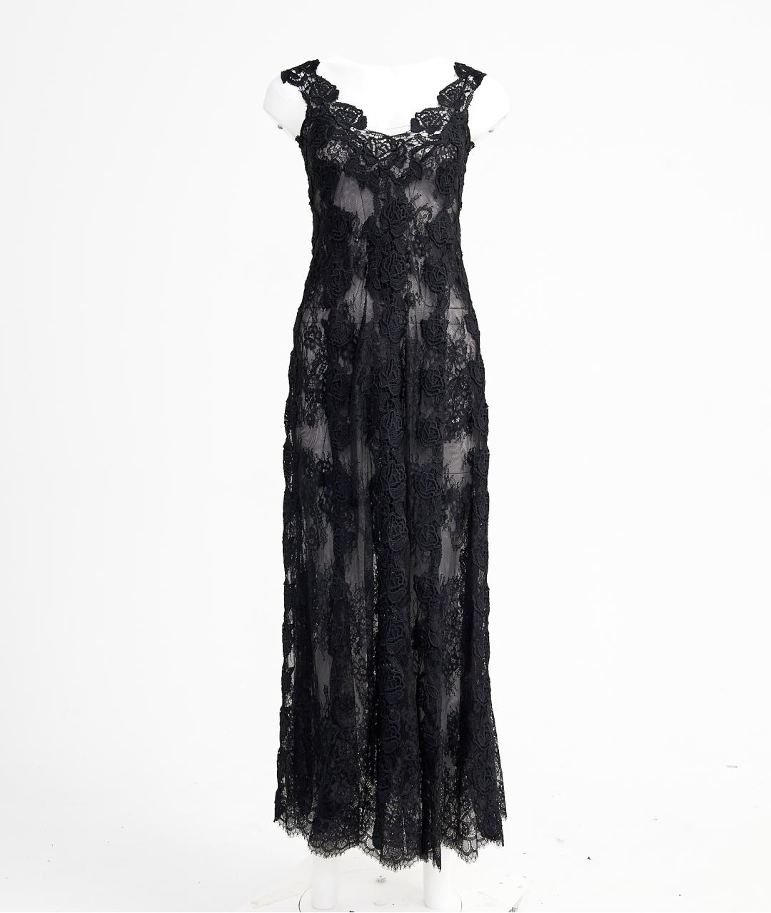 ERMANNO SCERVINO Черное кружевное вечернее платье, фото 2