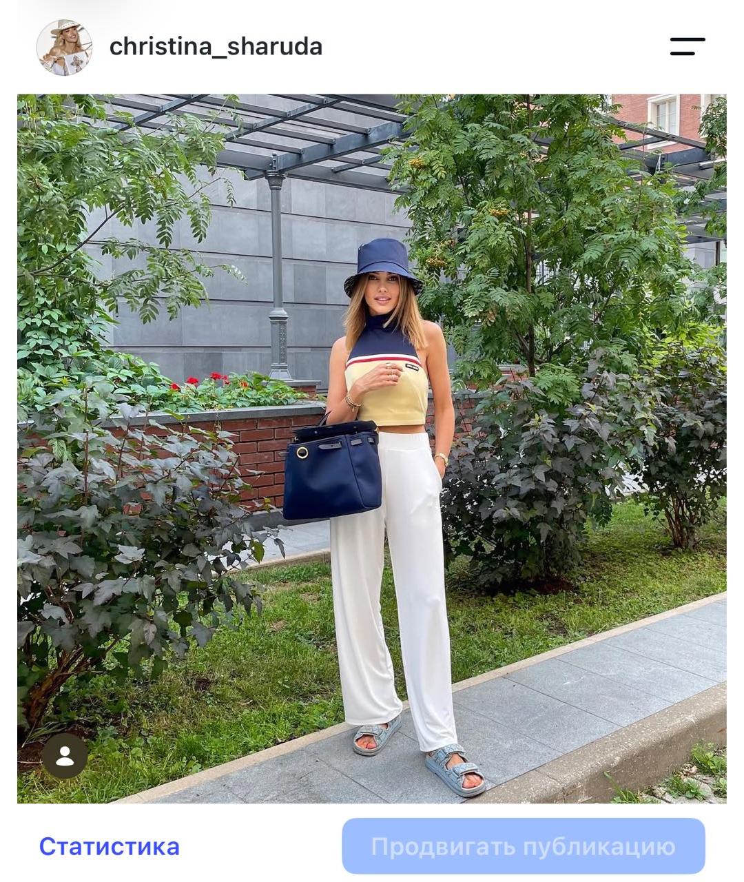 MIU MIU Желтая хлопковая майка, фото 6