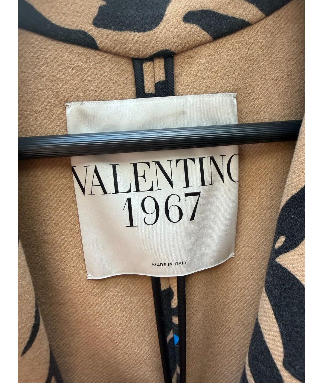 VALENTINO Бежевое шерстяное пальто, фото 3