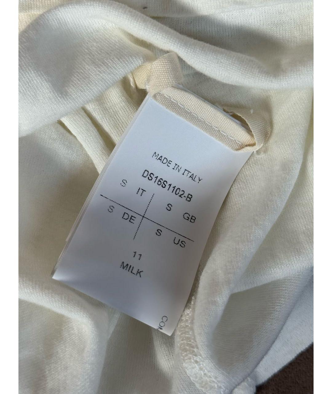 RICK OWENS DRKSHDW Белая хлопковая майка, фото 3