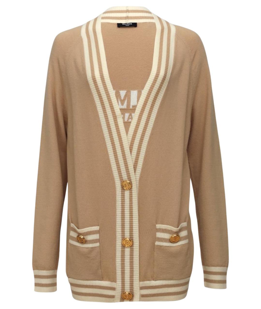 BALMAIN Коричневый кардиган, фото 1