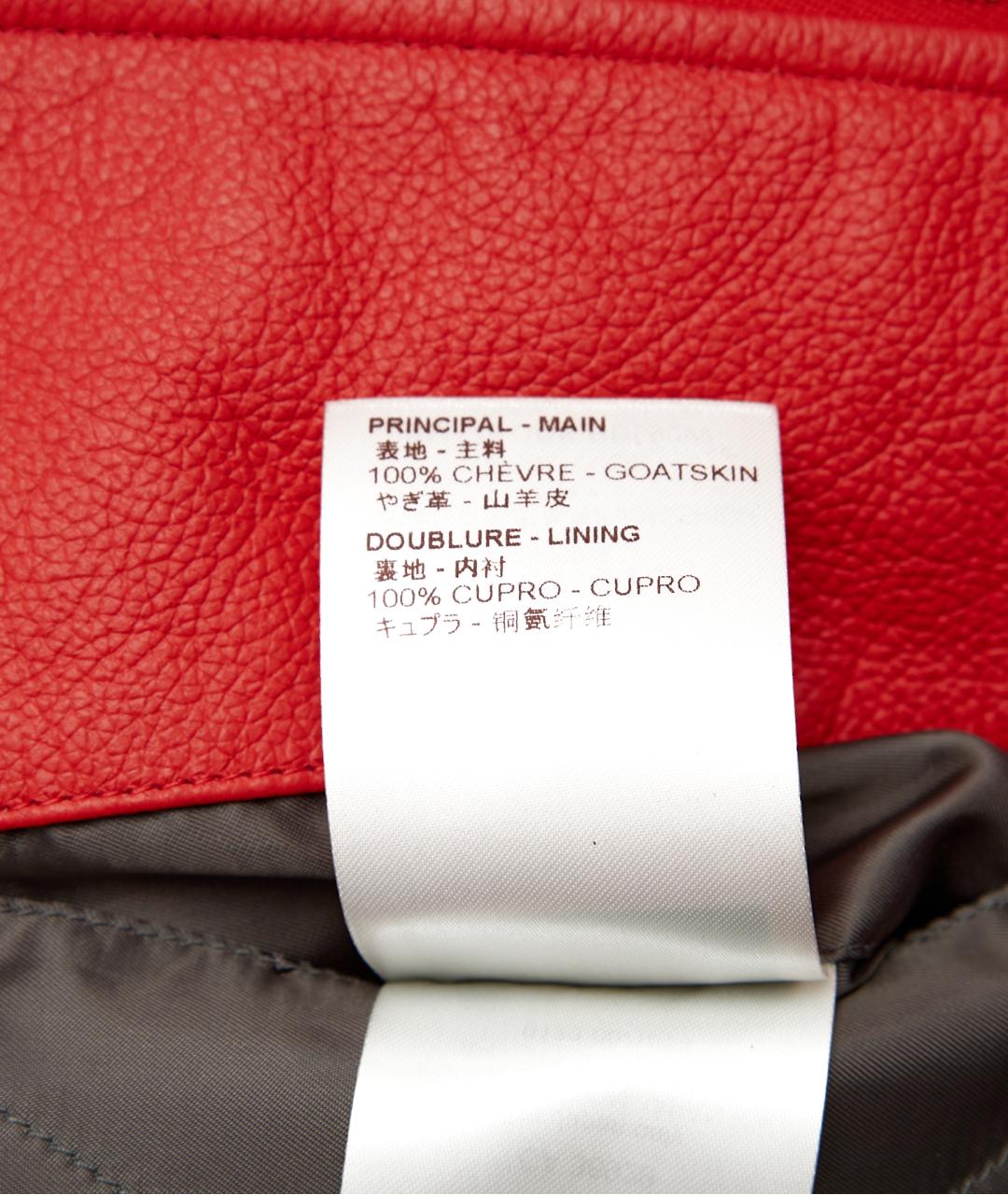LOUIS VUITTON Красная кожаная куртка, фото 8