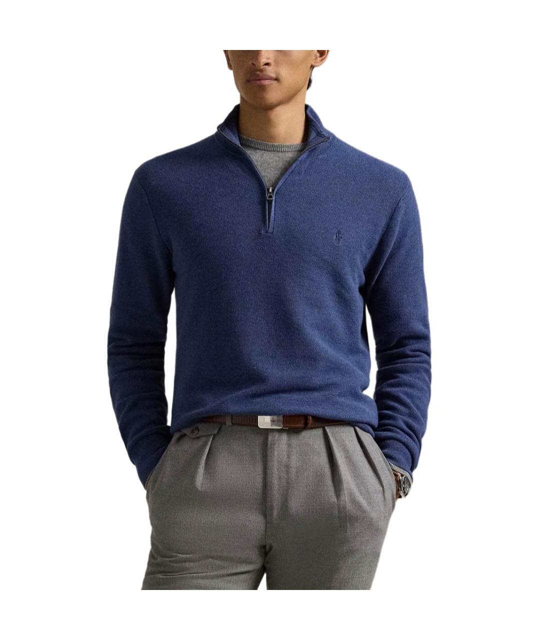 POLO RALPH LAUREN Темно-синий джемпер / свитер, фото 3