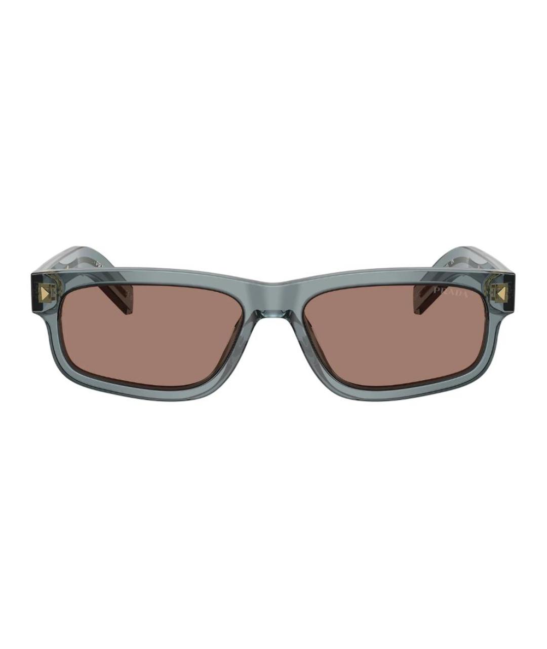PRADA Серые пластиковые солнцезащитные очки, фото 2