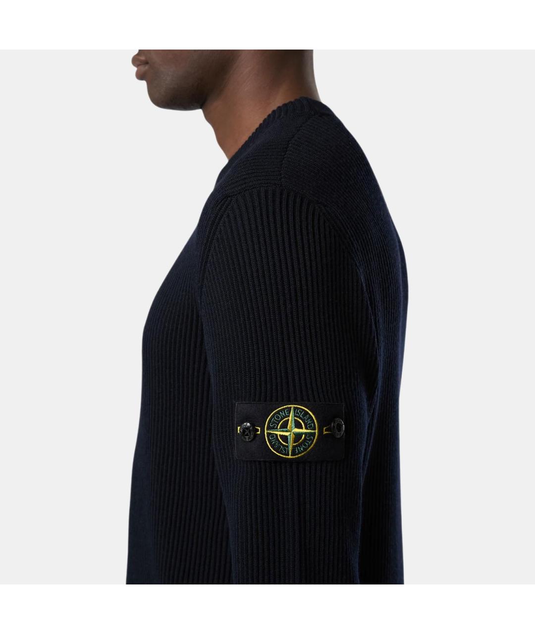 STONE ISLAND Черный джемпер / свитер, фото 5