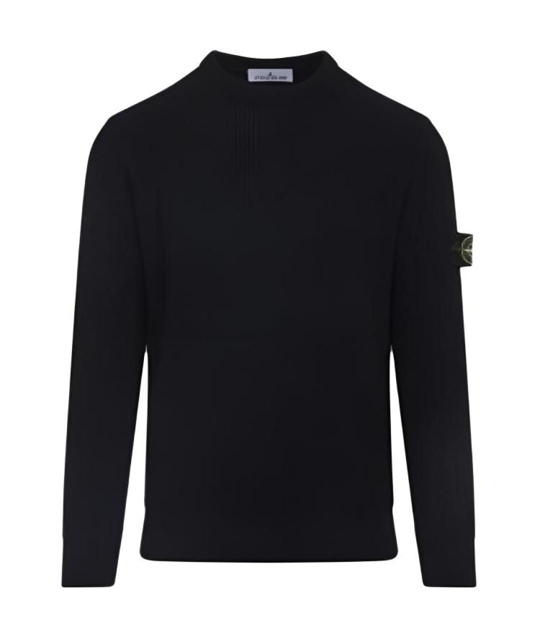 STONE ISLAND Черный джемпер / свитер, фото 1