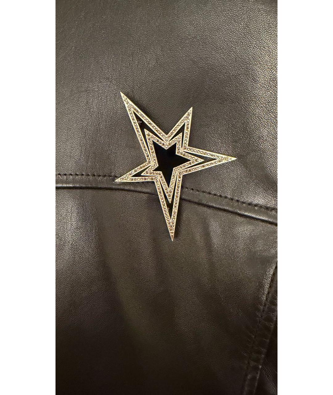 SAINT LAURENT Черная кожаная куртка, фото 7