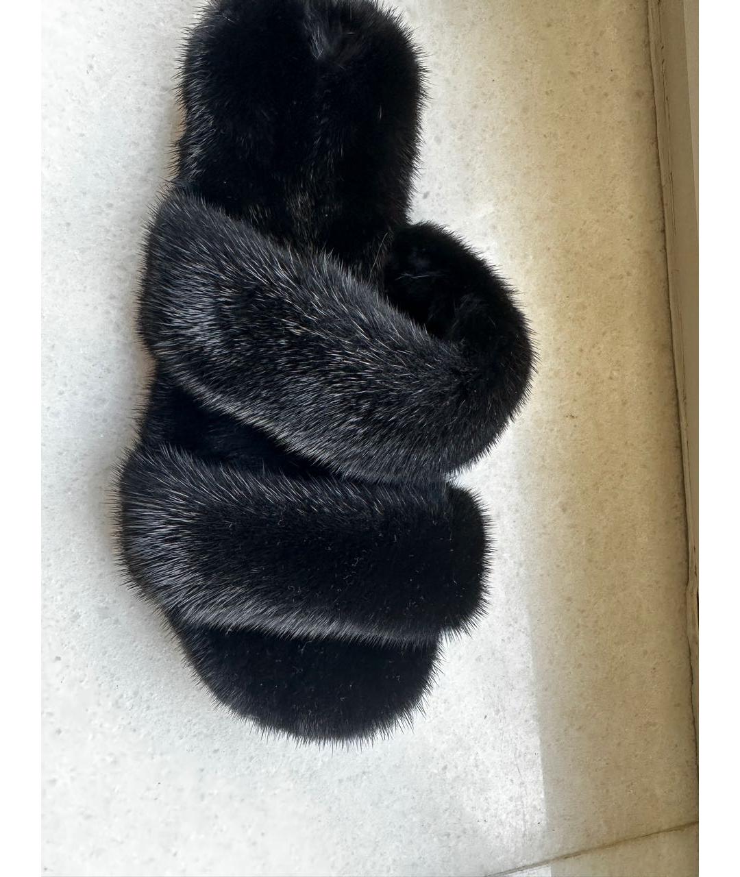 SAINT LAURENT Черные босоножки, фото 2