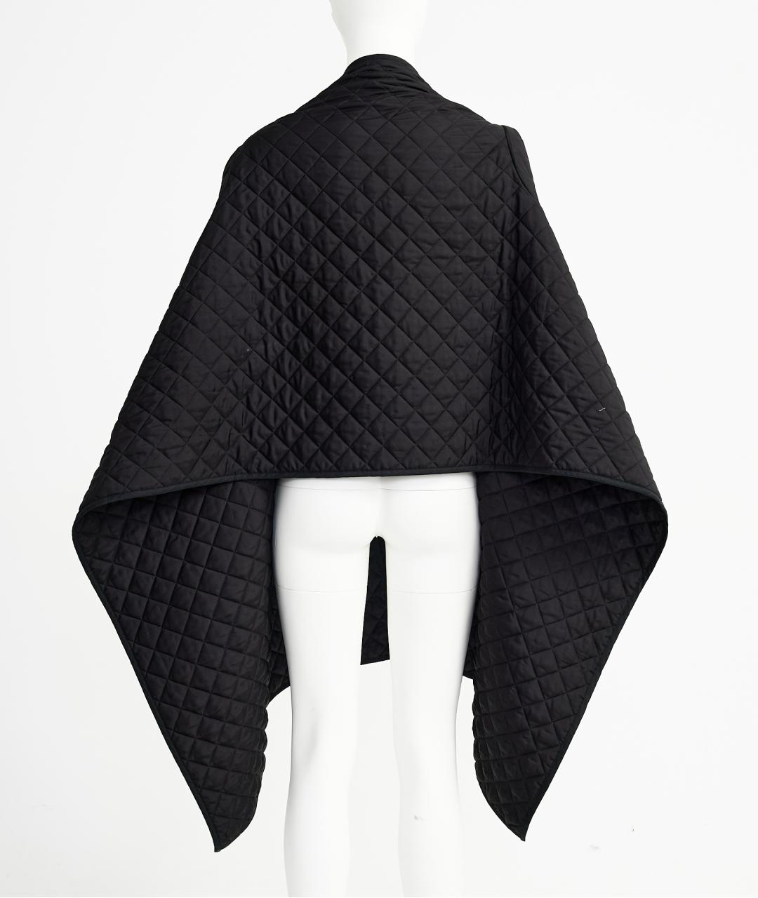 CHRISTIAN DIOR Черное шелковое пальто, фото 2
