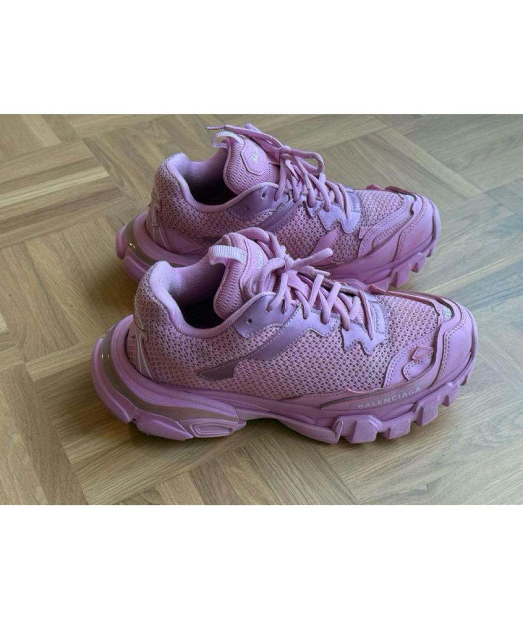 BALENCIAGA Розовые кроссовки, фото 2