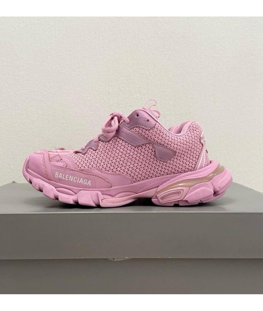 BALENCIAGA Розовые кроссовки, фото 6