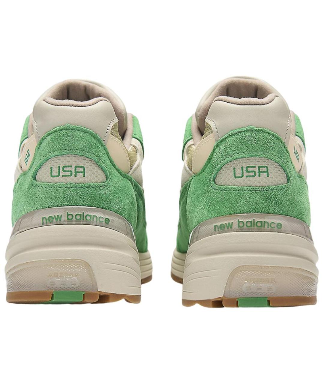 NEW BALANCE Салатовые замшевые кроссовки, фото 5