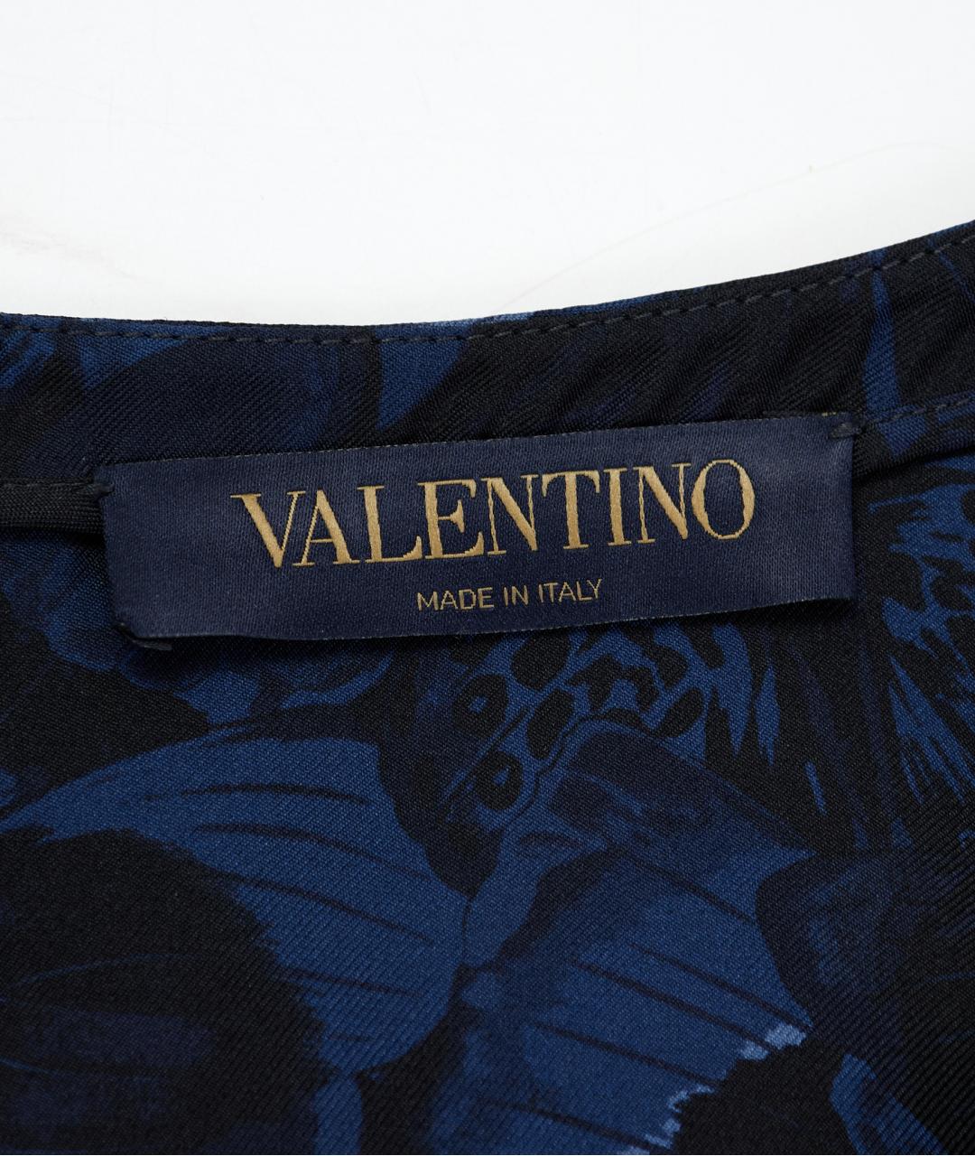 VALENTINO Синий шелковый комбинезон, фото 4