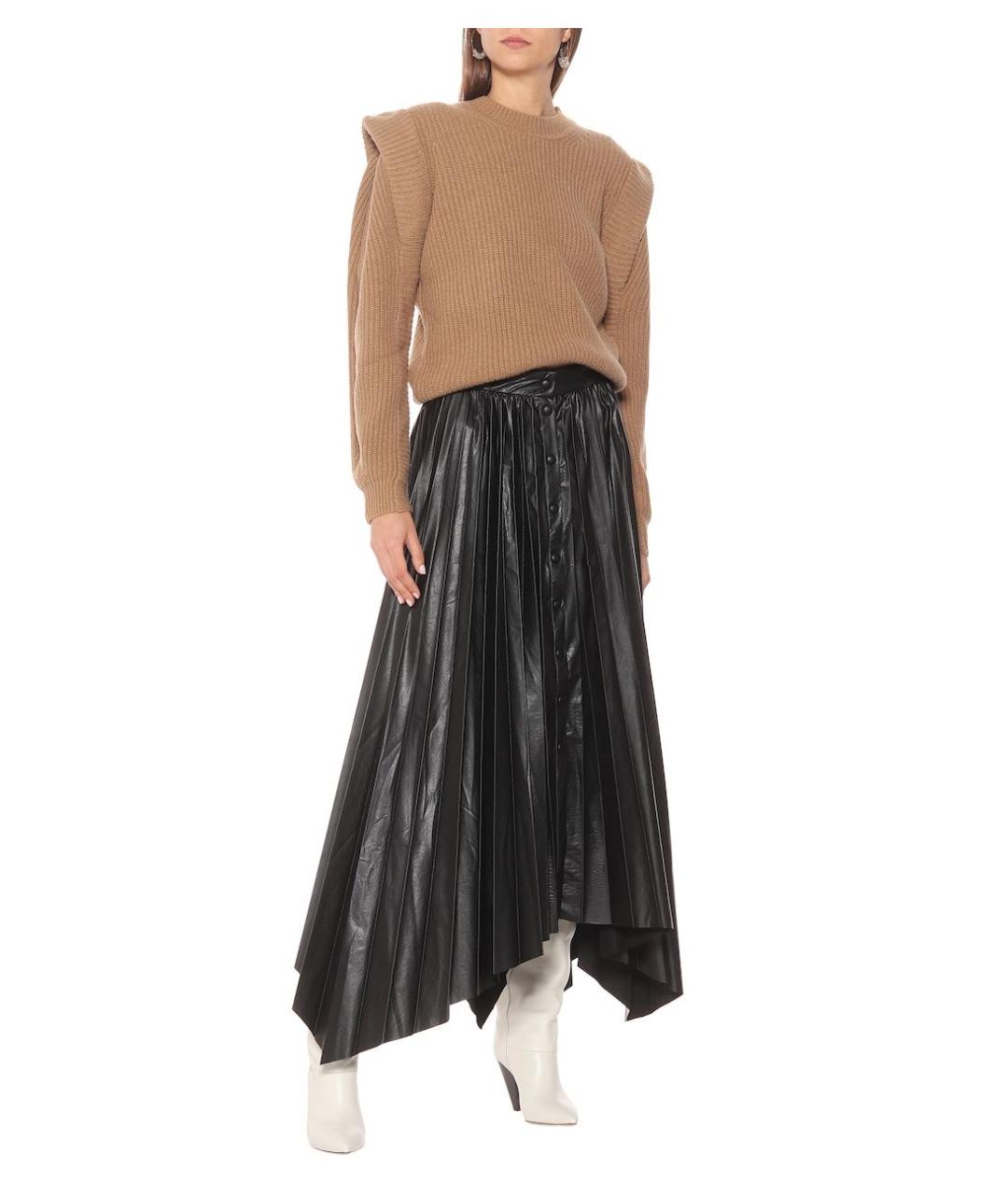ISABEL MARANT Черная модал юбка миди, фото 6
