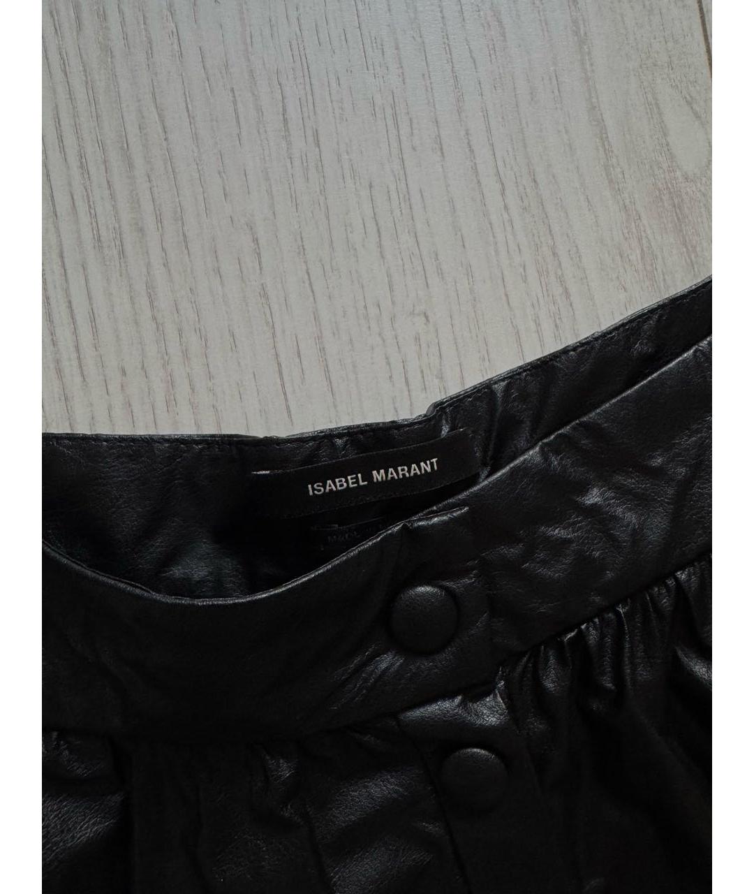 ISABEL MARANT Черная модал юбка миди, фото 3