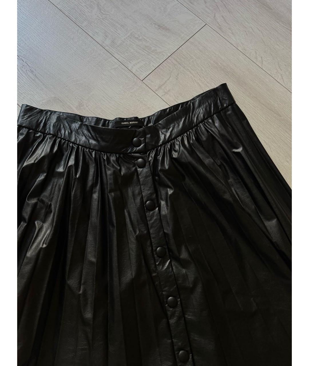 ISABEL MARANT Черная модал юбка миди, фото 5