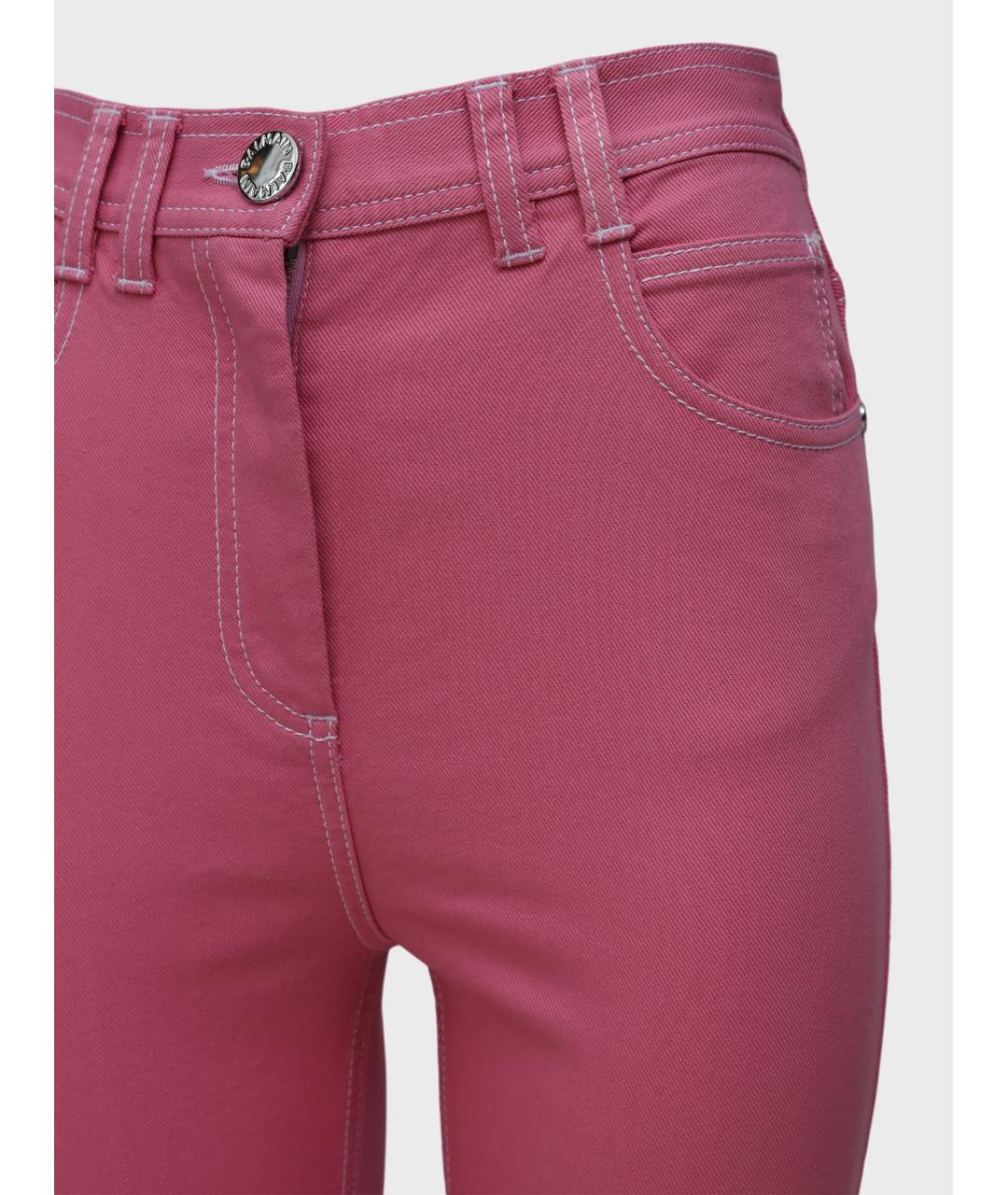 BALMAIN Розовые джинсы слим, фото 3