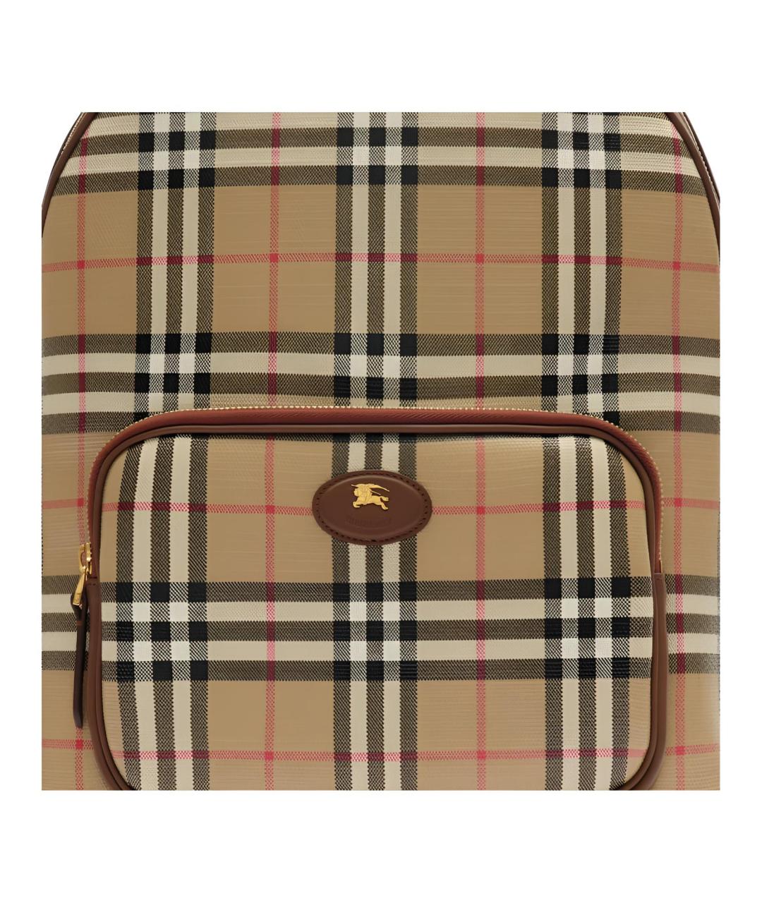 BURBERRY Бежевый рюкзак из канвы, фото 4