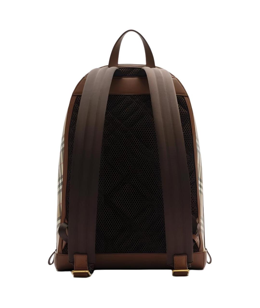 BURBERRY Бежевый рюкзак из канвы, фото 3
