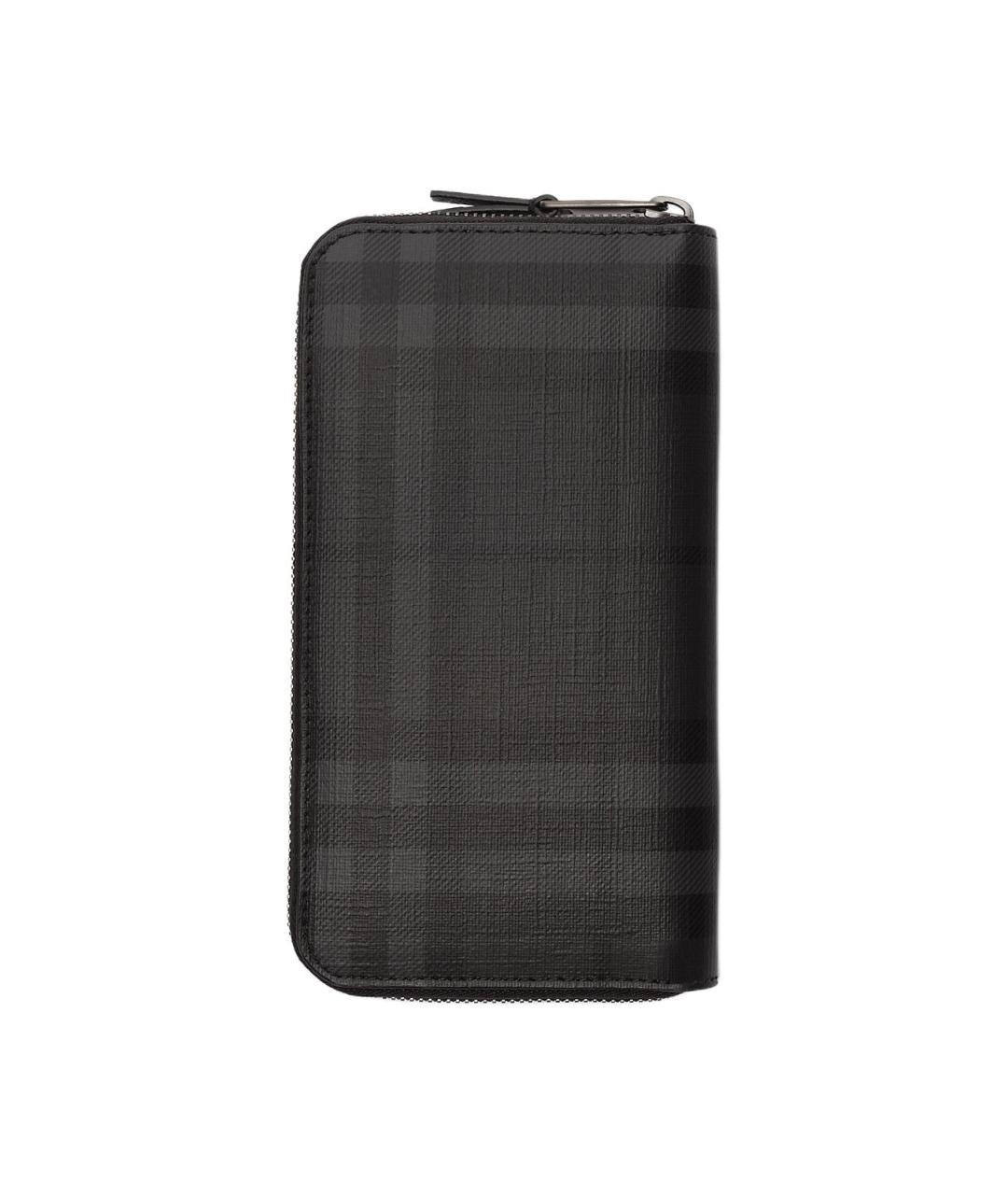 BURBERRY Черный кошелек из искусственной кожи, фото 2