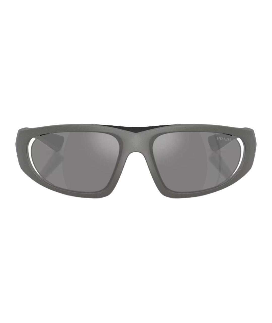 PRADA Серые пластиковые солнцезащитные очки, фото 2